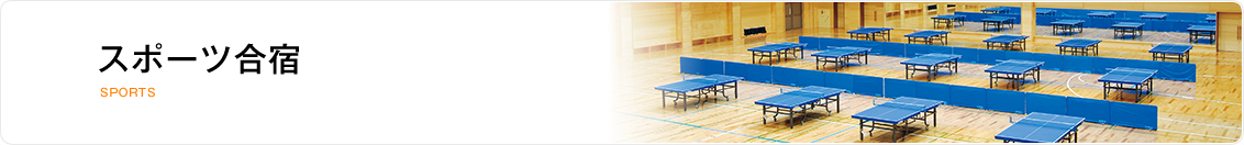 スポーツ合宿